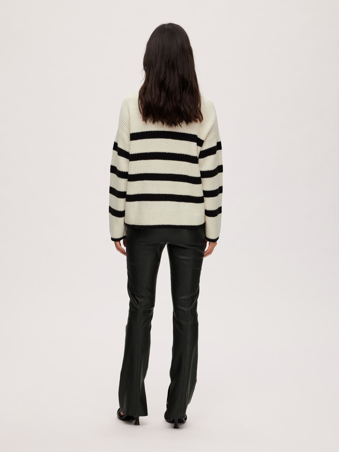 Bloomie Genser - Hvit striper